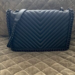 Aldo Black Quilted Shoulder Bag